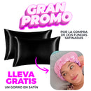 Fundas de Satin Licrado, Gratis: ¡1 gorro de satín!