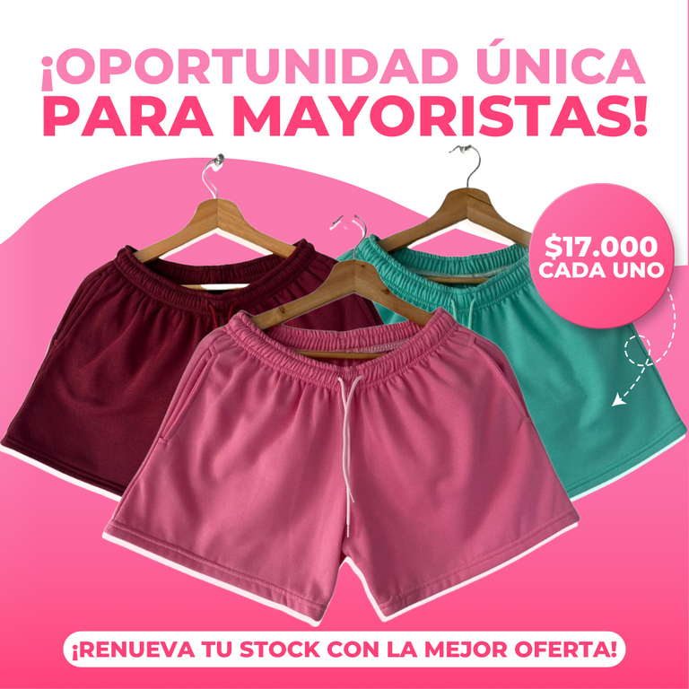PROMOCIÓN SHORTS🔥Mayoristas $17.000